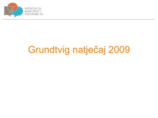 Grundtvig natječaj 2009