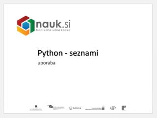 Python - seznami