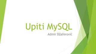 Upiti MySQL