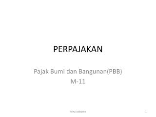 PERPAJAKAN