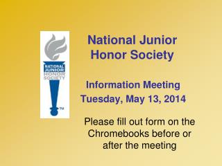 National Junior Honor Society