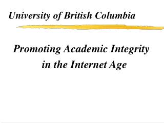 University of British Columbia