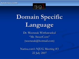 Domain Specific Language