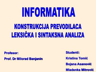 INFORMATIKA