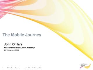 The Mobile Journey