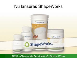 Nu lanseras ShapeWorks