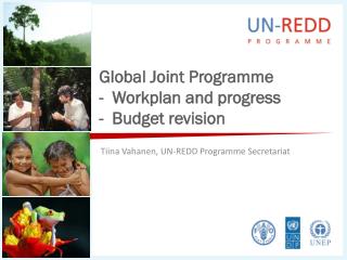 Global Joint Programme - Workplan and progress - Budget revision