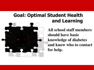 Goal: Optimal Student Health