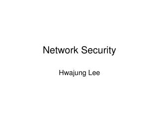 Network Security