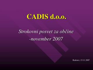 CADIS d.o.o.