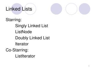Linked Lists