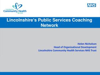 Lincolnshire ’ s Public Services Coaching Network