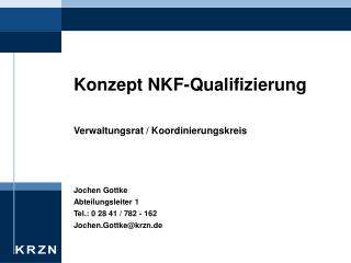 Konzept NKF-Qualifizierung