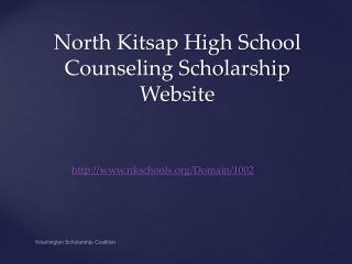 North Kitsap High School Counseling Scholarship Website