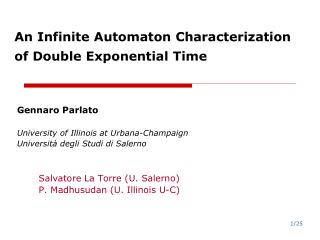An Infinite Automaton Characterization of Double Exponential Time