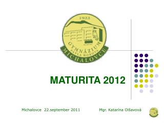 MATURITA 2012