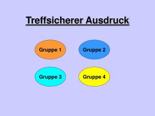 Treffsicherer Ausdruck