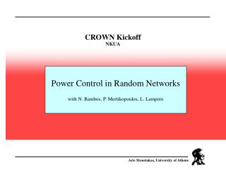 CROWN Kickoff NKUA