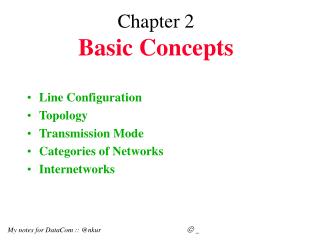 Chapter 2 Basic Concepts