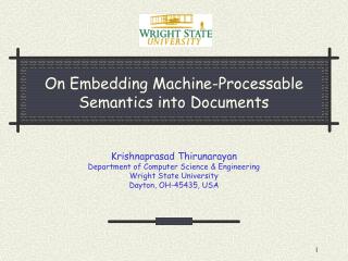 On Embedding Machine-Processable Semantics into Documents