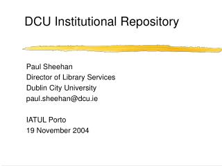 DCU Institutional Repository