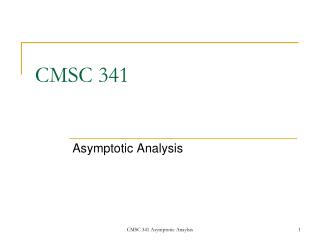 CMSC 341