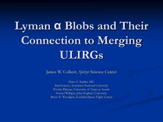 Lyman α Blobs and Their Connection to Merging ULIRGs