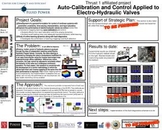 Next steps: Implementation of the fault diagnostics schemes is to be completed.