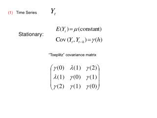 (1) Time Series