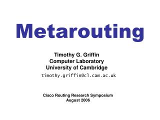 Metarouting