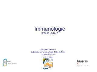 Immunologie IFSI 2012-2013