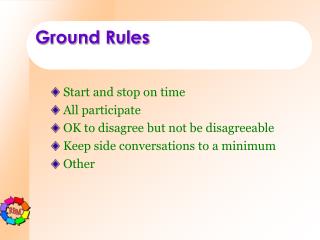 Ground Rules