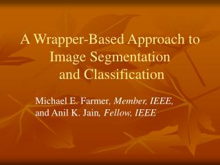 A Wrapper-Based Approach to Image Segmentation and Classification