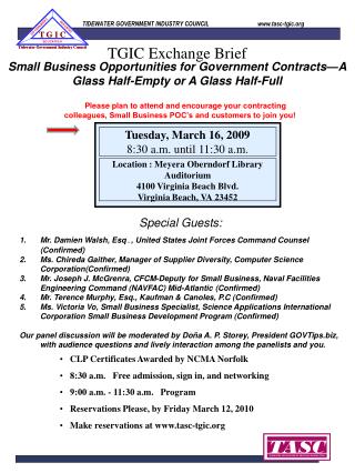 Small Business Opportunities for Government Contracts—A Glass Half-Empty or A Glass Half-Full