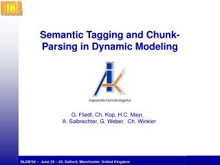 Semantic Tagging and Chunk-Parsing in Dynamic Modeling