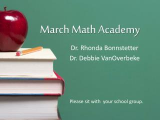 March Math Academy