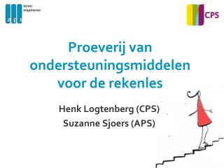 Proeverij van ondersteuningsmiddelen voor de rekenles