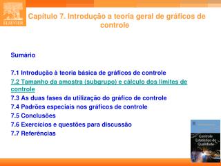 Capítulo 7. Introdução a teoria geral de gráficos de controle