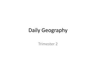 Daily Geography