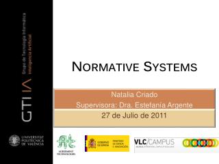 Normative Systems