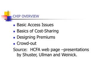 CHIP OVERVIEW