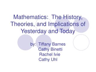 Why take the time to learn the history of mathematics education?