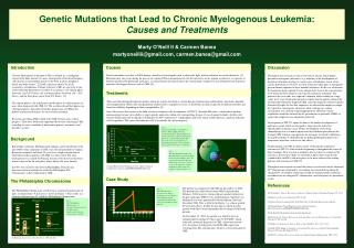 Genetic Mutations that Lead to Chronic Myelogenous Leukemia: Causes and Treatments