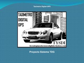 Proyecto Sistema TDG