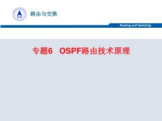 专题 6 OSPF 路由技术原理