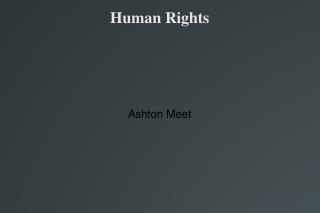 Human Rights