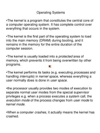 Operating Systems