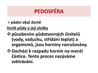 PEDOSFÉRA