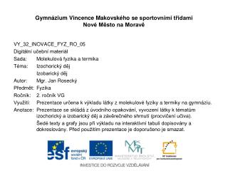 Gymnázium Vincence Makovského se sportovními třídami Nové Město na Moravě