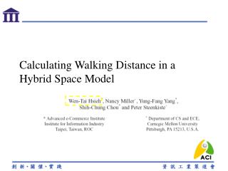Calculating Walking Distance in a Hybrid Space Model